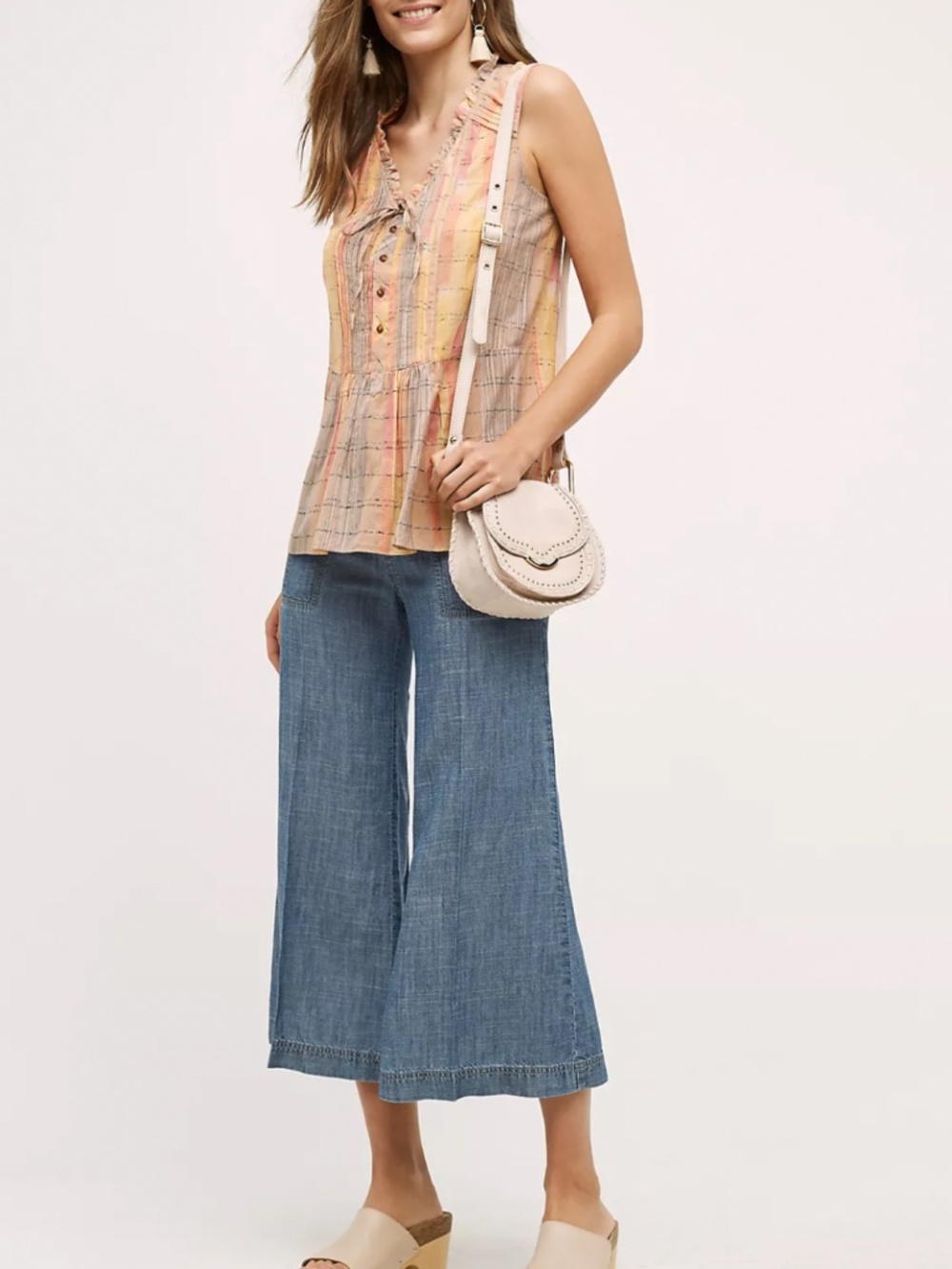 Anthropologie holding horses Faye top